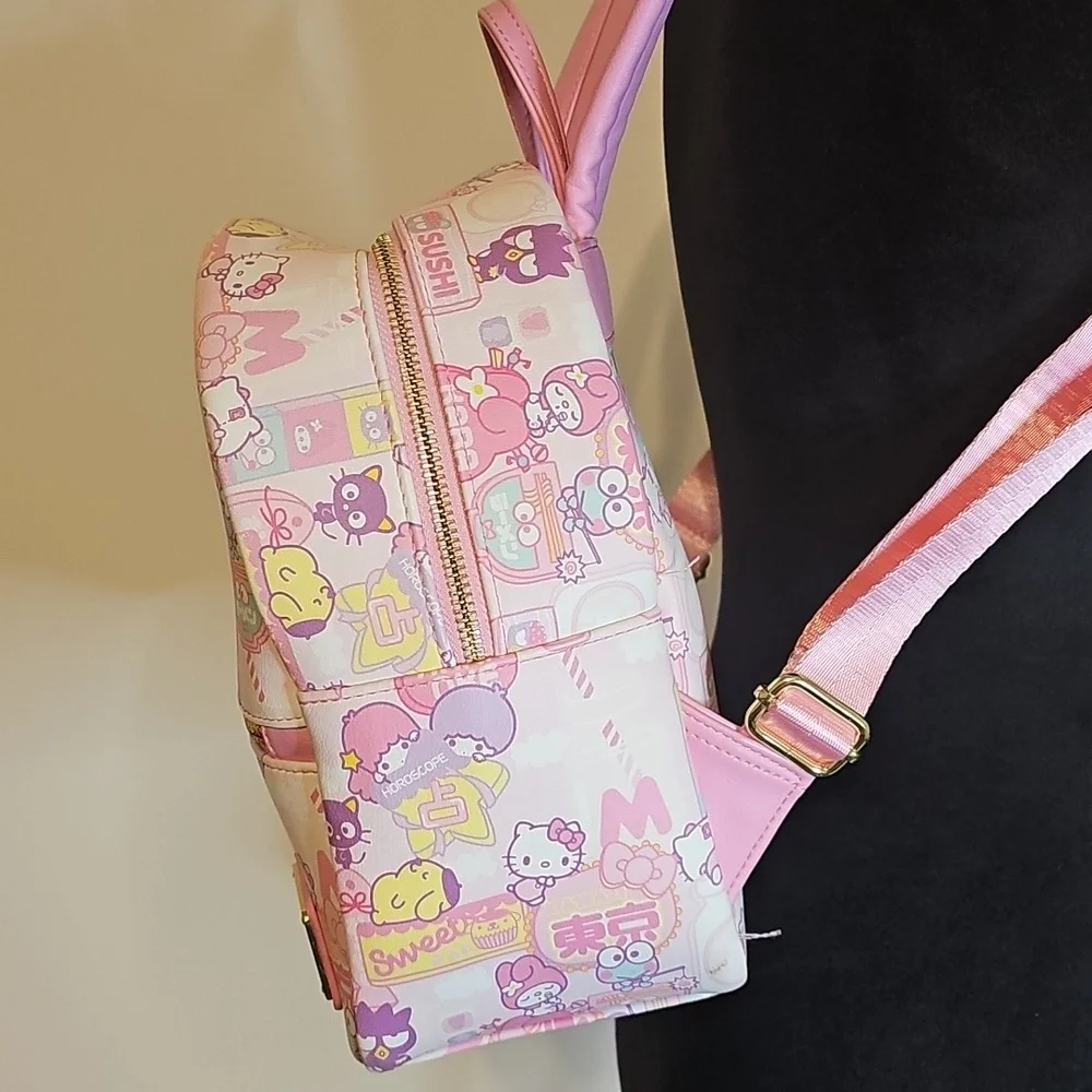 Loungefly Hello Kitty Sanrio Kawaii Backpack - Picture 4 of 12
